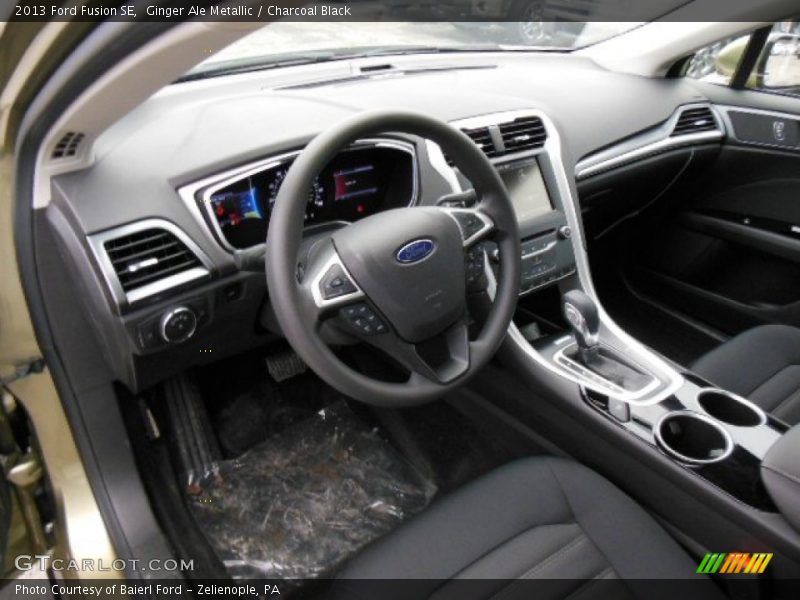 Ginger Ale Metallic / Charcoal Black 2013 Ford Fusion SE