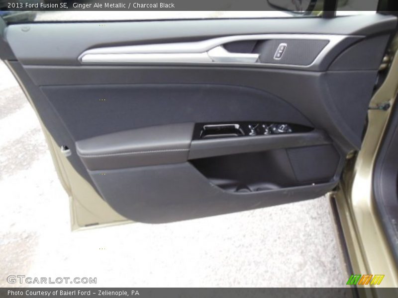 Ginger Ale Metallic / Charcoal Black 2013 Ford Fusion SE