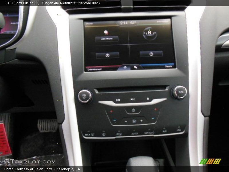 Ginger Ale Metallic / Charcoal Black 2013 Ford Fusion SE