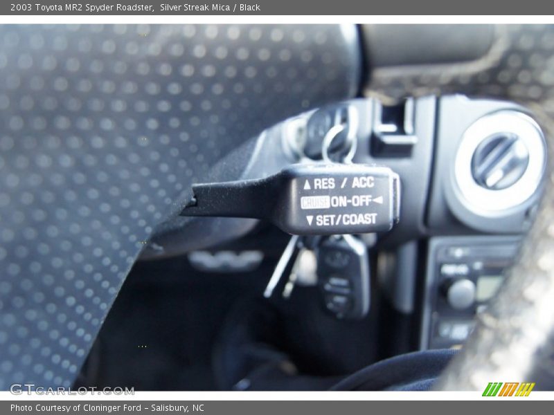 Silver Streak Mica / Black 2003 Toyota MR2 Spyder Roadster