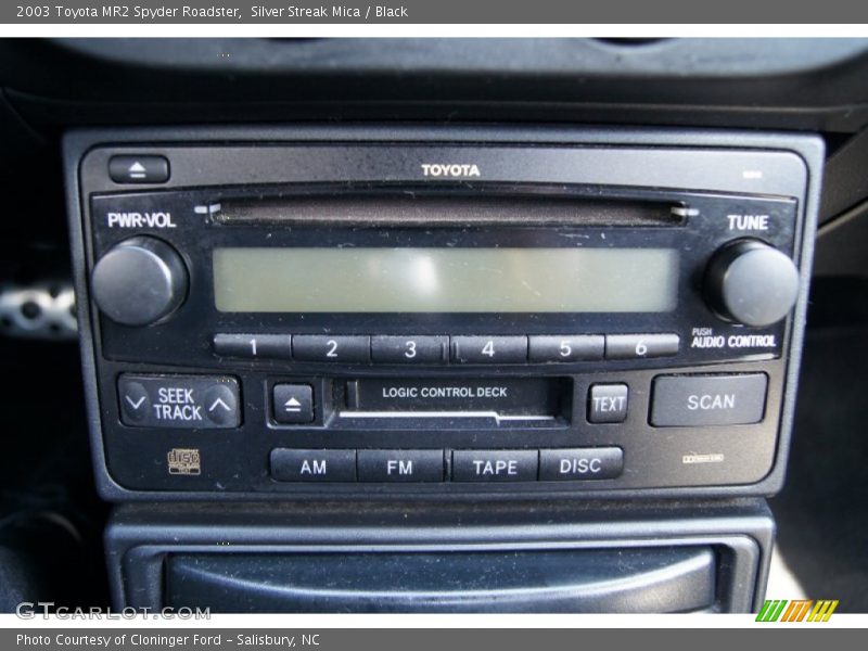 Silver Streak Mica / Black 2003 Toyota MR2 Spyder Roadster