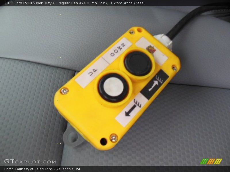 Oxford White / Steel 2012 Ford F550 Super Duty XL Regular Cab 4x4 Dump Truck