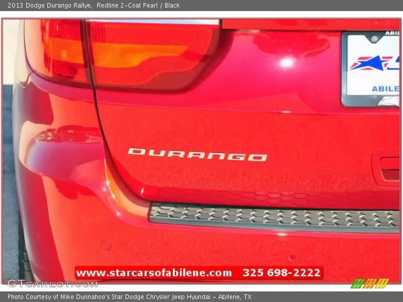 Redline 2-Coat Pearl / Black 2013 Dodge Durango Rallye
