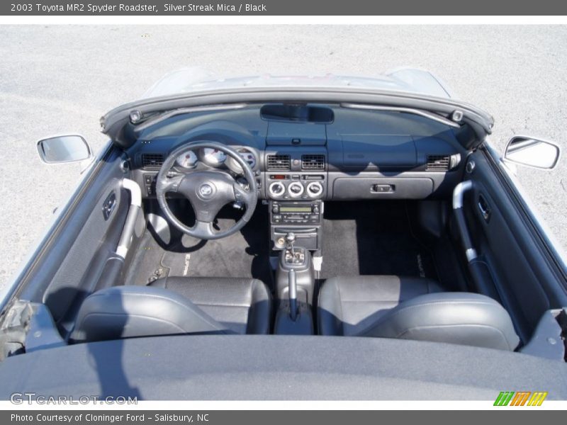 Silver Streak Mica / Black 2003 Toyota MR2 Spyder Roadster