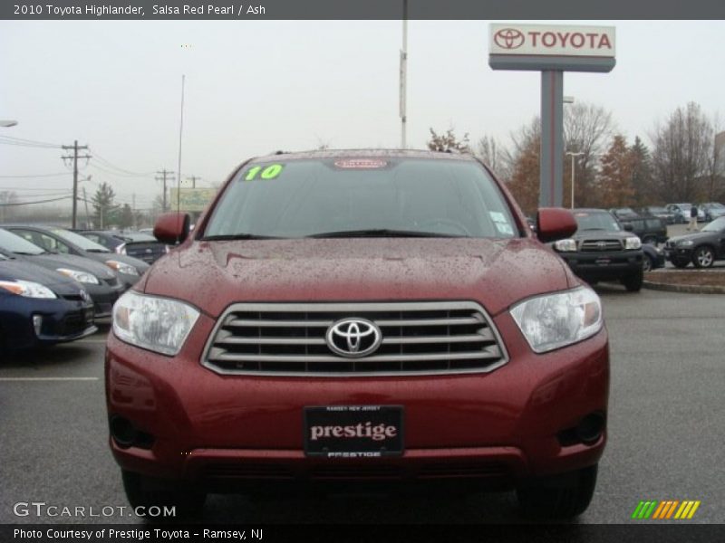 Salsa Red Pearl / Ash 2010 Toyota Highlander