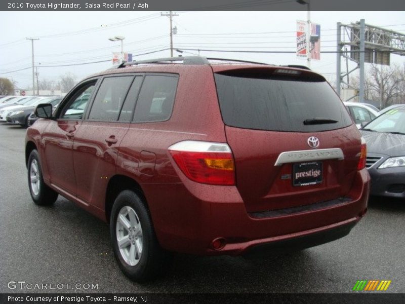 Salsa Red Pearl / Ash 2010 Toyota Highlander