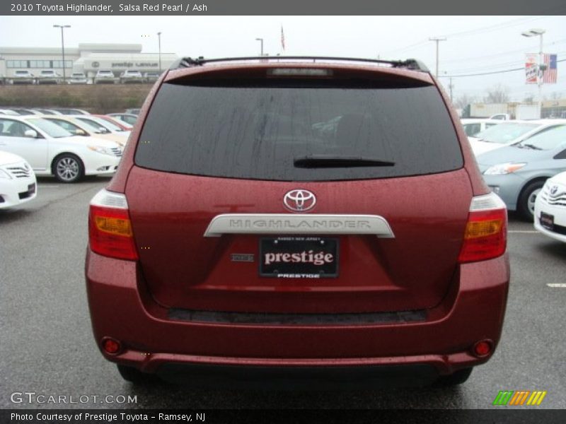 Salsa Red Pearl / Ash 2010 Toyota Highlander