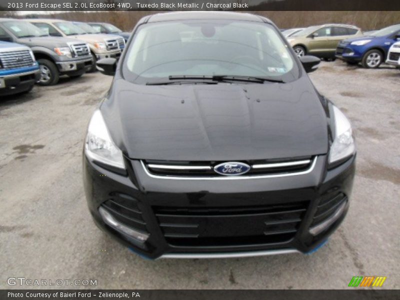 Tuxedo Black Metallic / Charcoal Black 2013 Ford Escape SEL 2.0L EcoBoost 4WD