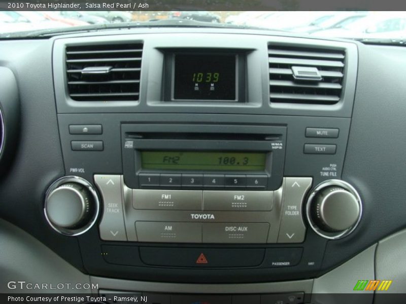 Salsa Red Pearl / Ash 2010 Toyota Highlander