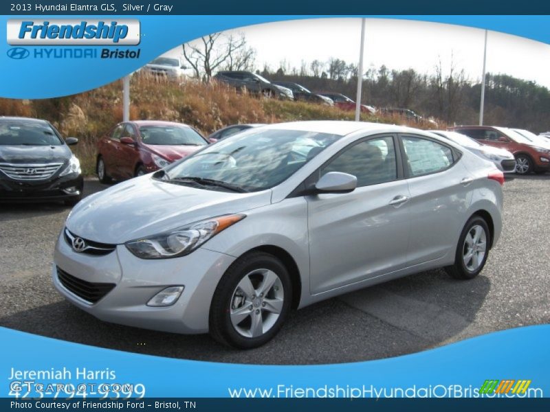Silver / Gray 2013 Hyundai Elantra GLS