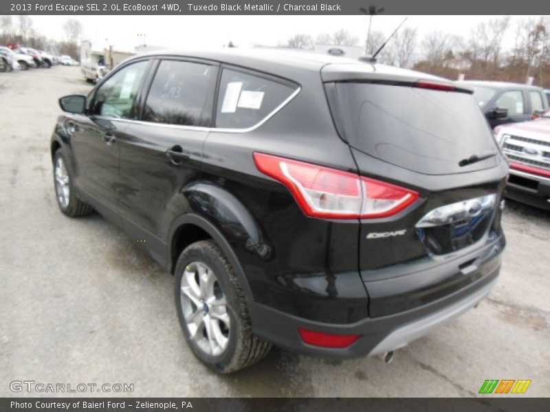 Tuxedo Black Metallic / Charcoal Black 2013 Ford Escape SEL 2.0L EcoBoost 4WD