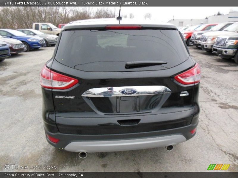Tuxedo Black Metallic / Charcoal Black 2013 Ford Escape SEL 2.0L EcoBoost 4WD
