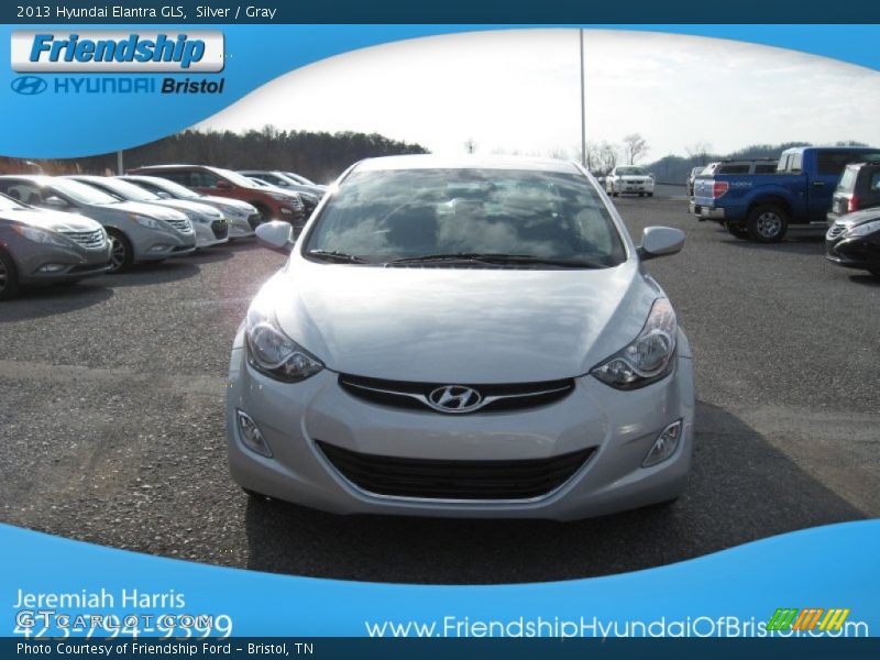 Silver / Gray 2013 Hyundai Elantra GLS