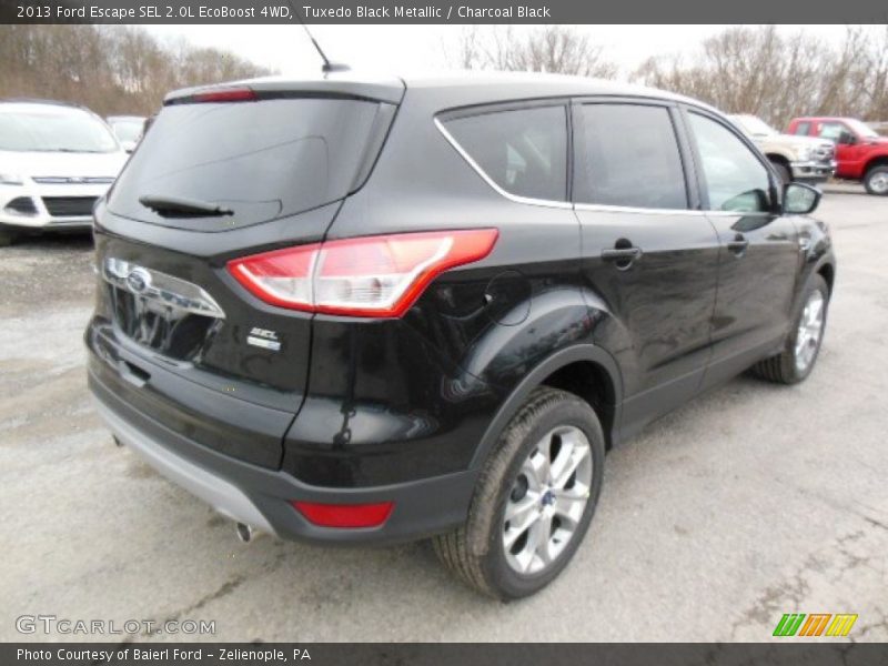 Tuxedo Black Metallic / Charcoal Black 2013 Ford Escape SEL 2.0L EcoBoost 4WD