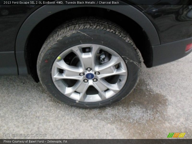 Tuxedo Black Metallic / Charcoal Black 2013 Ford Escape SEL 2.0L EcoBoost 4WD