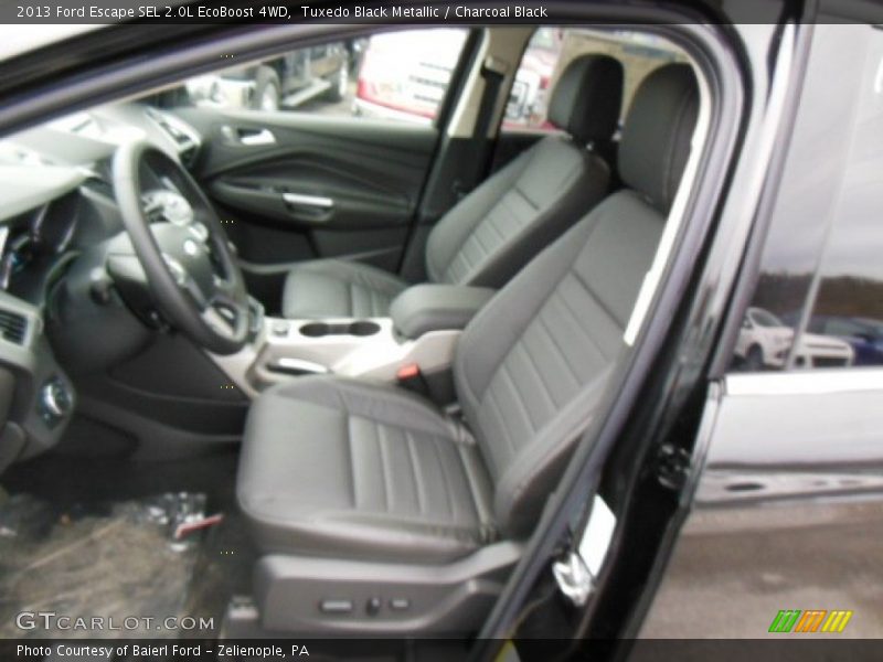 Tuxedo Black Metallic / Charcoal Black 2013 Ford Escape SEL 2.0L EcoBoost 4WD