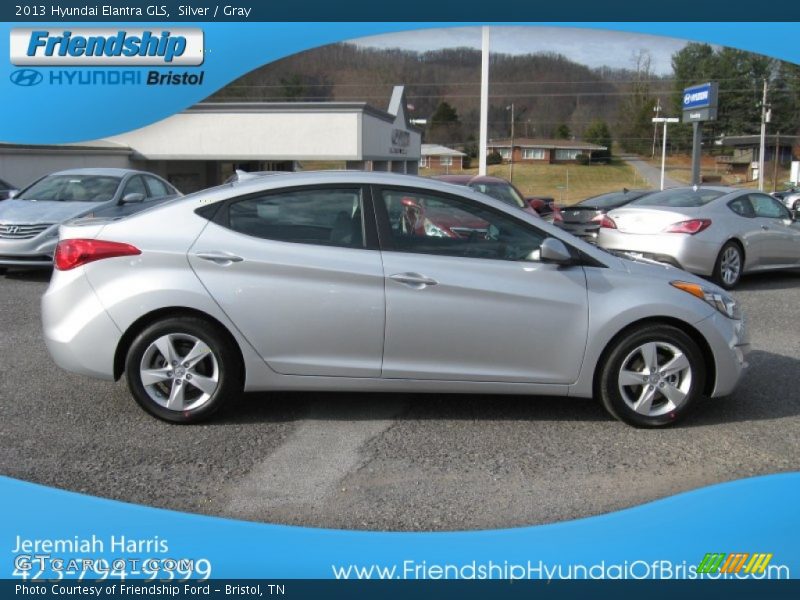 Silver / Gray 2013 Hyundai Elantra GLS