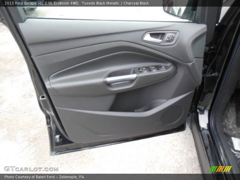 Tuxedo Black Metallic / Charcoal Black 2013 Ford Escape SEL 2.0L EcoBoost 4WD