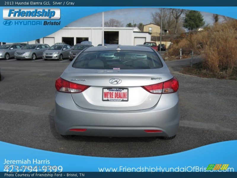 Silver / Gray 2013 Hyundai Elantra GLS