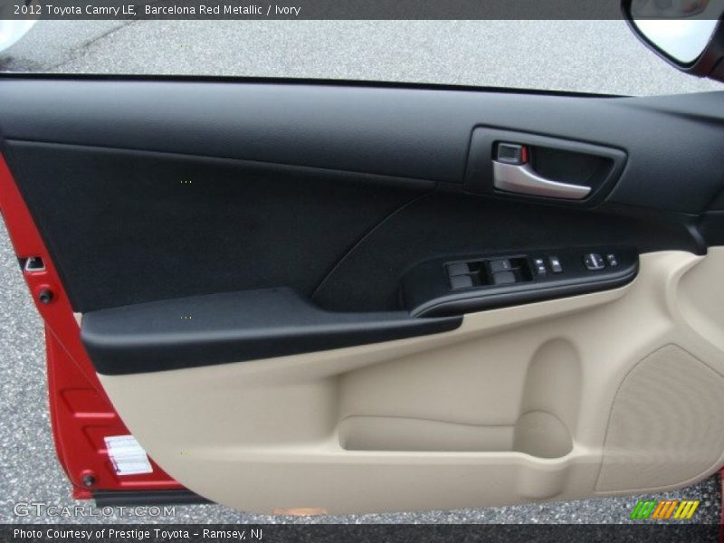 Barcelona Red Metallic / Ivory 2012 Toyota Camry LE