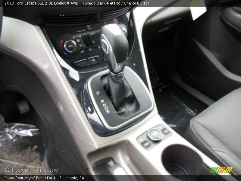 Tuxedo Black Metallic / Charcoal Black 2013 Ford Escape SEL 2.0L EcoBoost 4WD