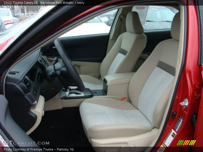 Barcelona Red Metallic / Ivory 2012 Toyota Camry LE