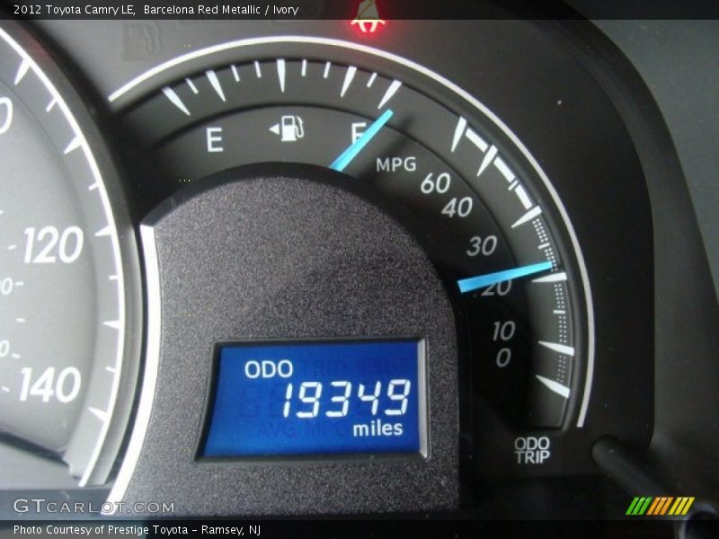 Barcelona Red Metallic / Ivory 2012 Toyota Camry LE