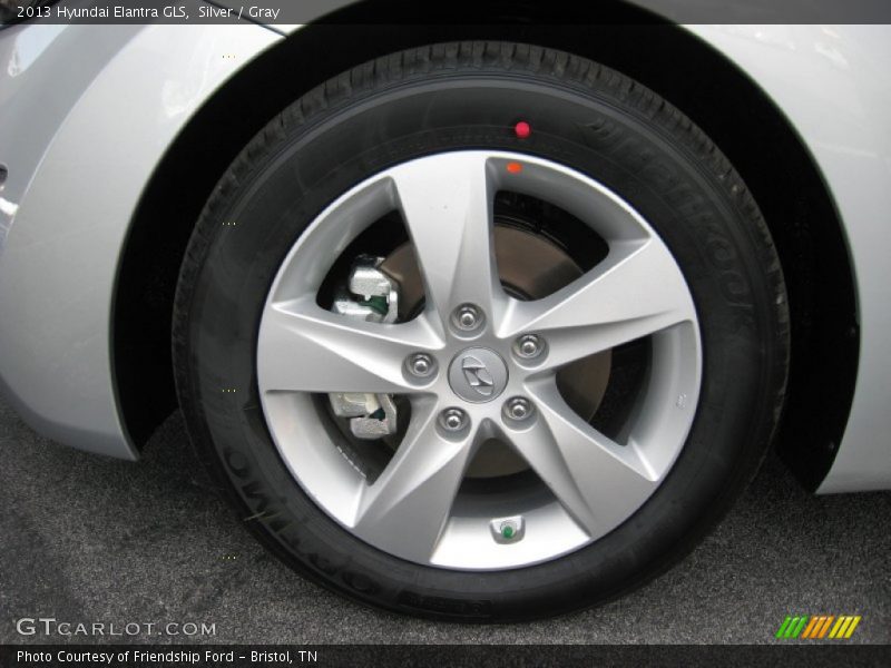 Silver / Gray 2013 Hyundai Elantra GLS