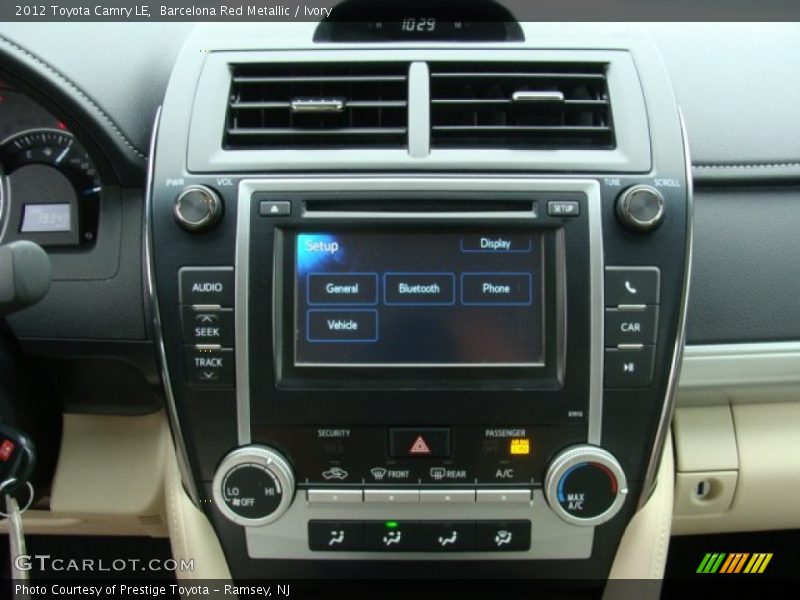 Barcelona Red Metallic / Ivory 2012 Toyota Camry LE