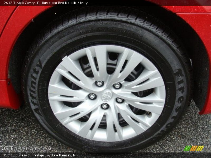Barcelona Red Metallic / Ivory 2012 Toyota Camry LE