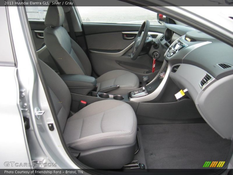 Silver / Gray 2013 Hyundai Elantra GLS