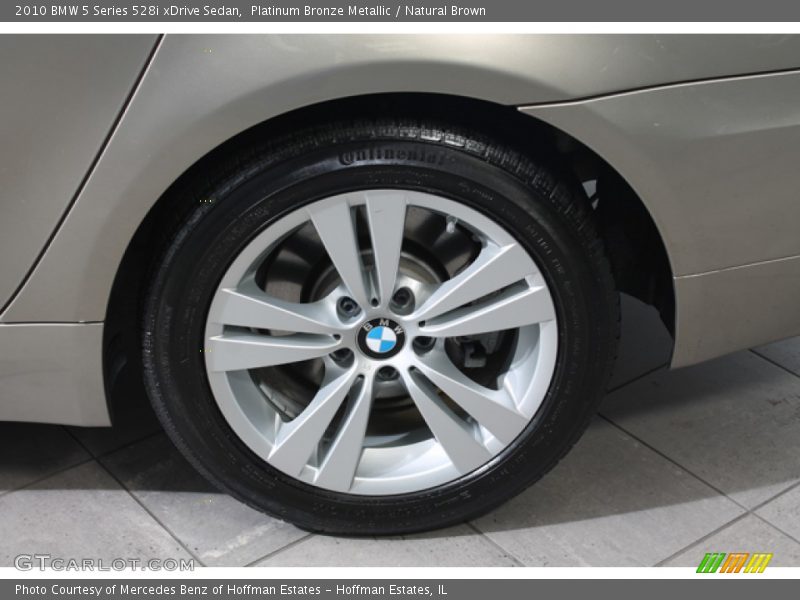 Platinum Bronze Metallic / Natural Brown 2010 BMW 5 Series 528i xDrive Sedan