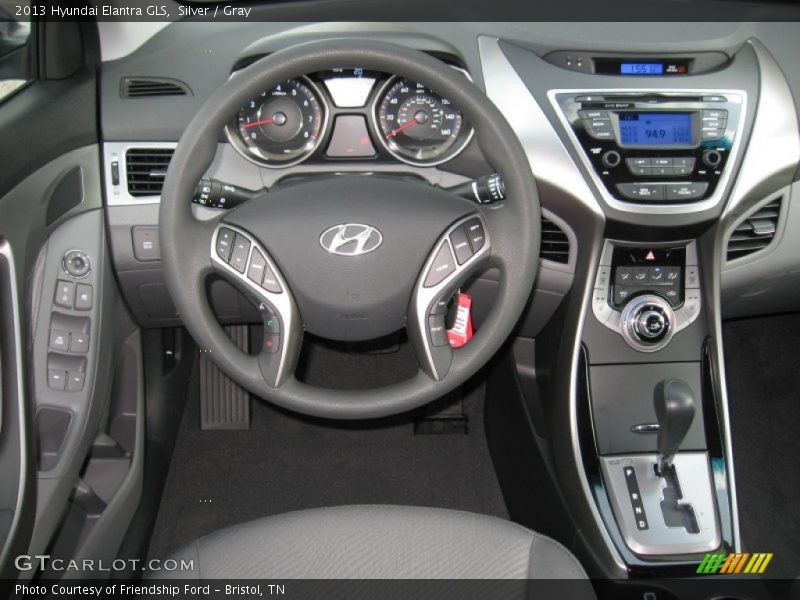 Silver / Gray 2013 Hyundai Elantra GLS
