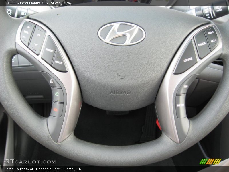 Silver / Gray 2013 Hyundai Elantra GLS