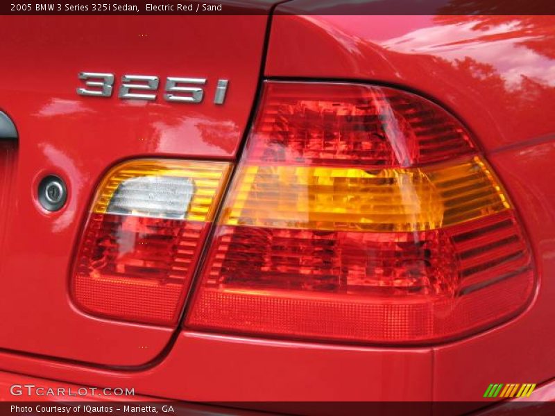 Electric Red / Sand 2005 BMW 3 Series 325i Sedan