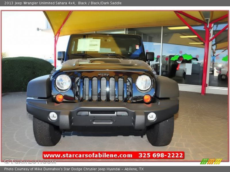 Black / Black/Dark Saddle 2013 Jeep Wrangler Unlimited Sahara 4x4
