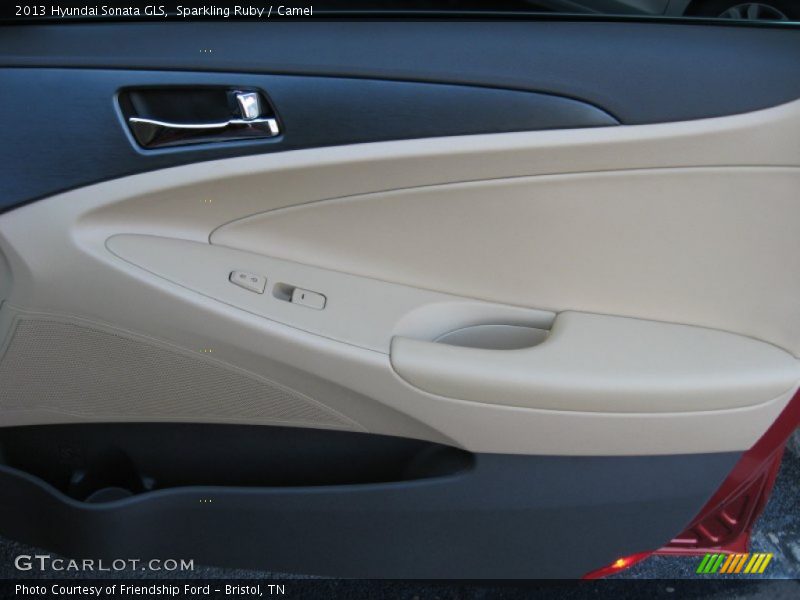 Sparkling Ruby / Camel 2013 Hyundai Sonata GLS