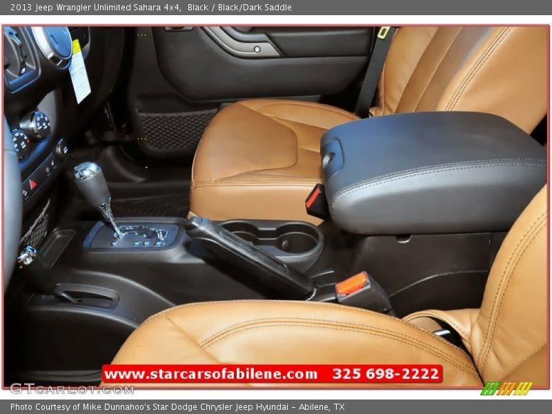 Black / Black/Dark Saddle 2013 Jeep Wrangler Unlimited Sahara 4x4