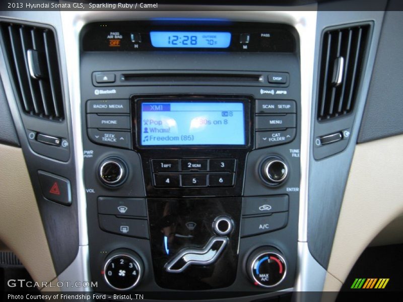 Sparkling Ruby / Camel 2013 Hyundai Sonata GLS