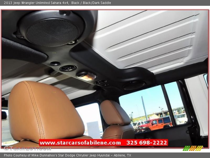 Black / Black/Dark Saddle 2013 Jeep Wrangler Unlimited Sahara 4x4
