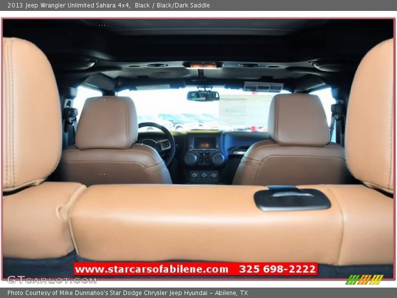 Black / Black/Dark Saddle 2013 Jeep Wrangler Unlimited Sahara 4x4