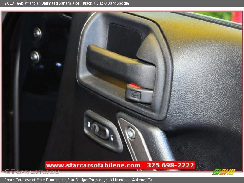 Black / Black/Dark Saddle 2013 Jeep Wrangler Unlimited Sahara 4x4