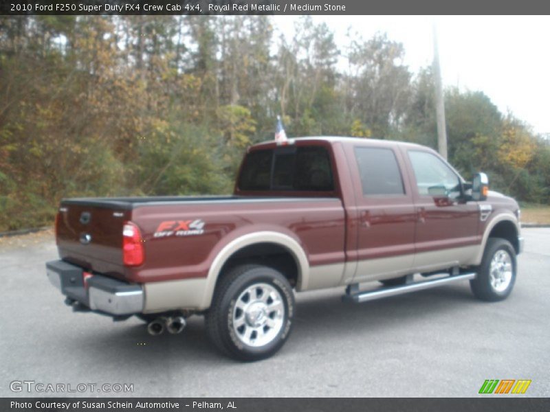 Royal Red Metallic / Medium Stone 2010 Ford F250 Super Duty FX4 Crew Cab 4x4