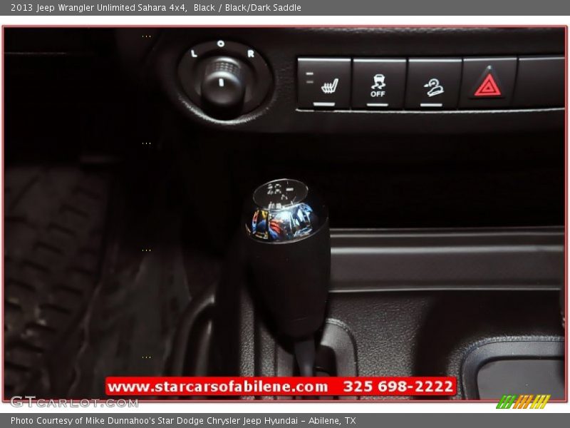 Black / Black/Dark Saddle 2013 Jeep Wrangler Unlimited Sahara 4x4