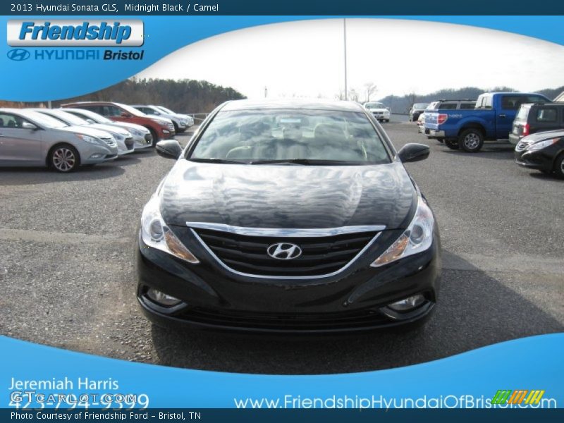 Midnight Black / Camel 2013 Hyundai Sonata GLS