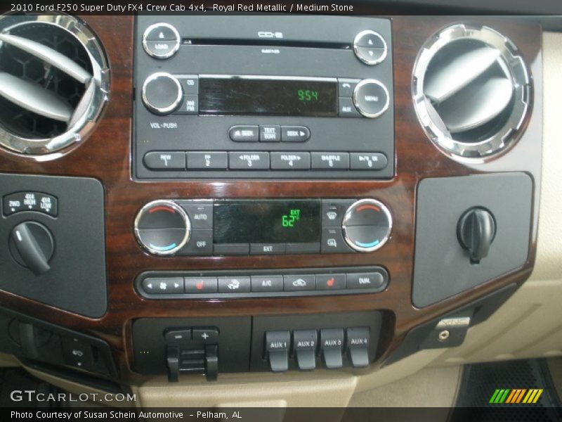 Royal Red Metallic / Medium Stone 2010 Ford F250 Super Duty FX4 Crew Cab 4x4