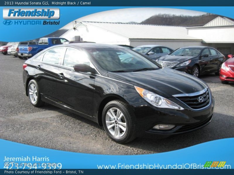 Midnight Black / Camel 2013 Hyundai Sonata GLS