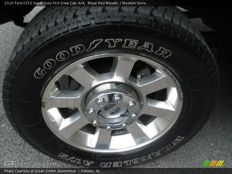 Royal Red Metallic / Medium Stone 2010 Ford F250 Super Duty FX4 Crew Cab 4x4