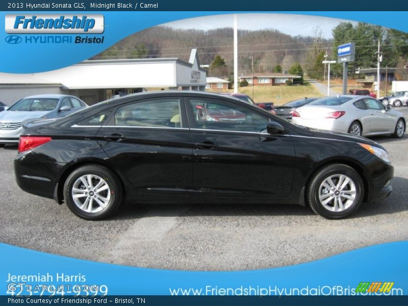 Midnight Black / Camel 2013 Hyundai Sonata GLS