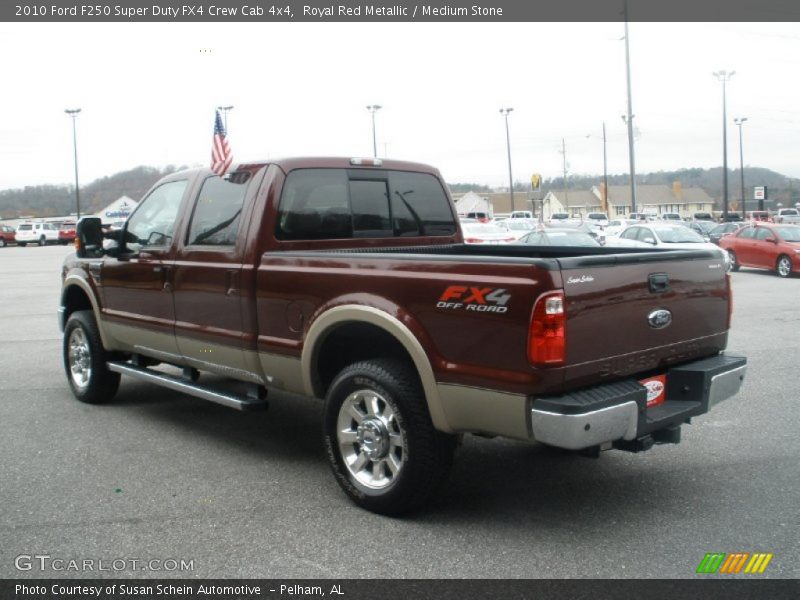 Royal Red Metallic / Medium Stone 2010 Ford F250 Super Duty FX4 Crew Cab 4x4